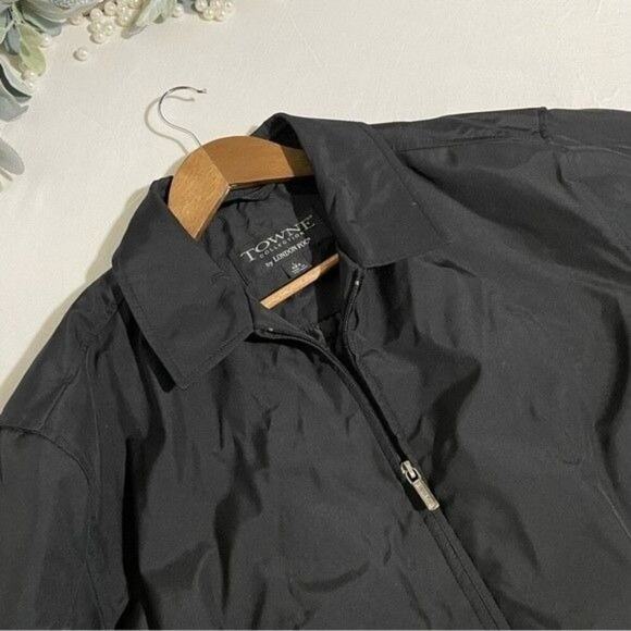 Towne Collection By London Fog Womens Large Black Jacket Coat - Picture 8 of 9